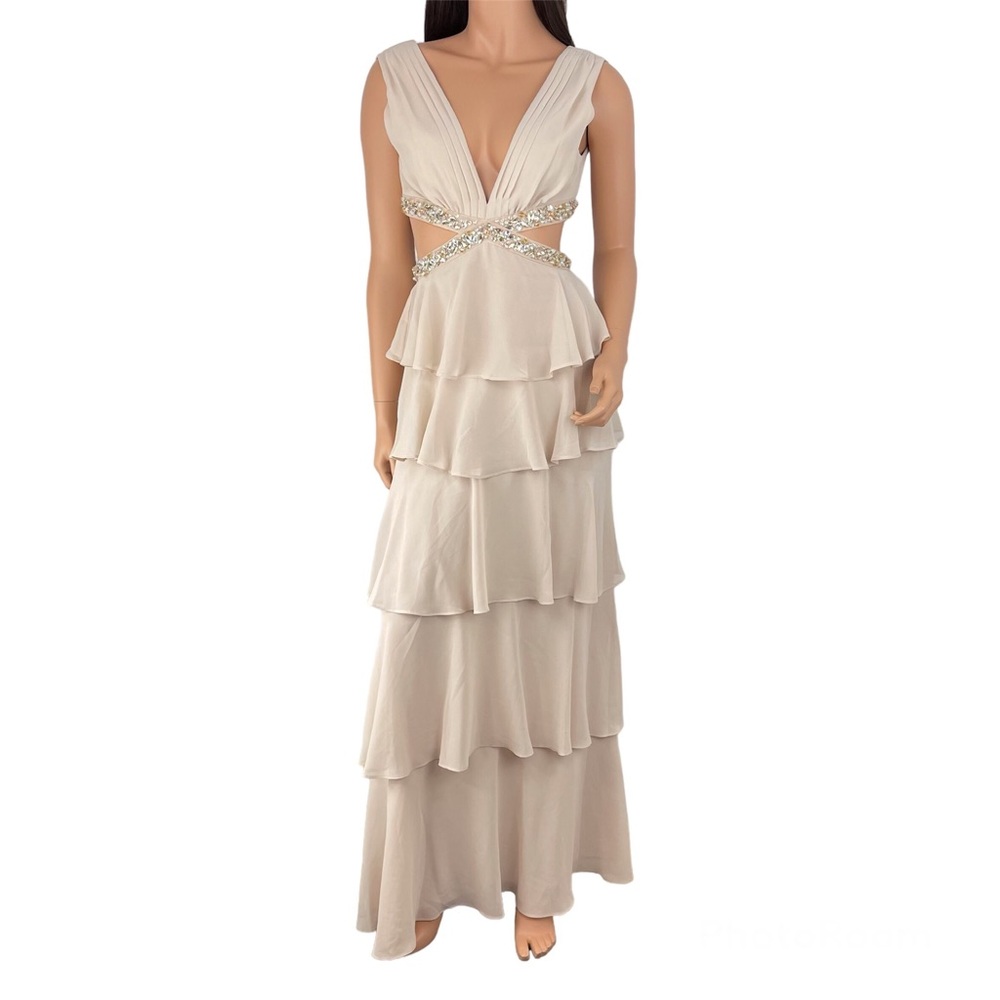 BCBG Thassia Tiered Ruffled Dress Size 0